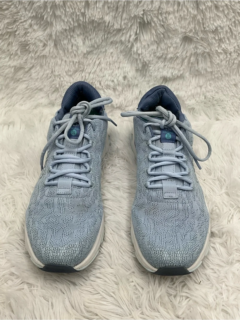 Ryka Devotion X Sneakers Size 8 Wide Blue Gray Walking Shoes